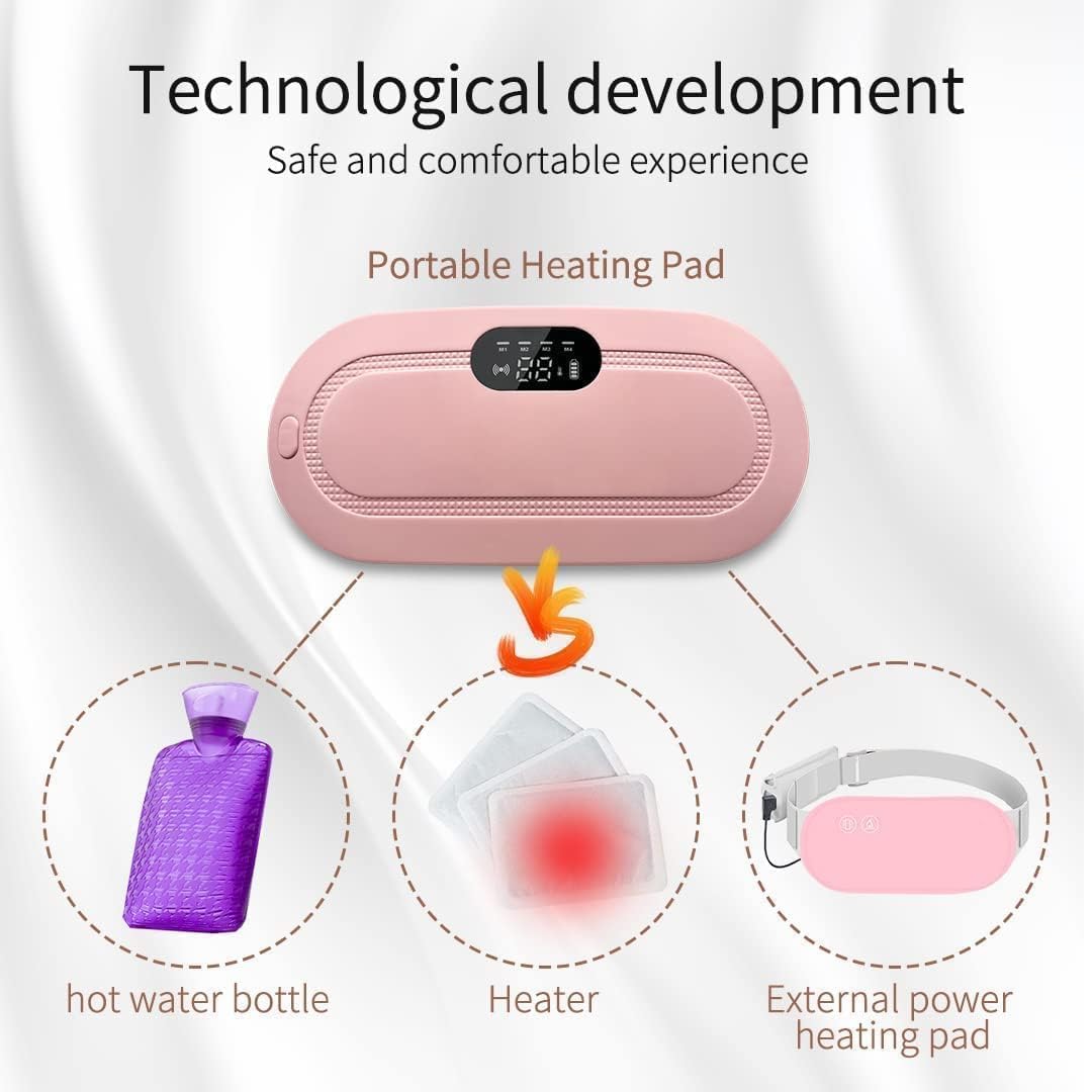 Portable Menstrual Heating & Massage Pad for Period Pain Relief