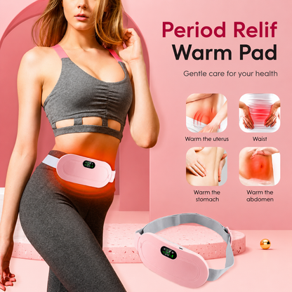 Portable Menstrual Heating & Massage Pad for Period Pain Relief