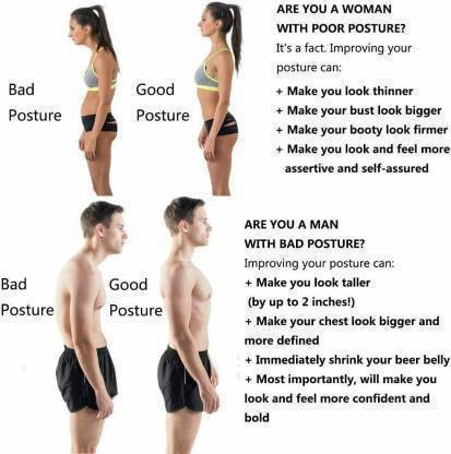 Unisex Back Posture Corrector (Moderate Support)  Back Pain Reducer